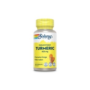 Solaray Fermented Turmeric - 100 kapsler