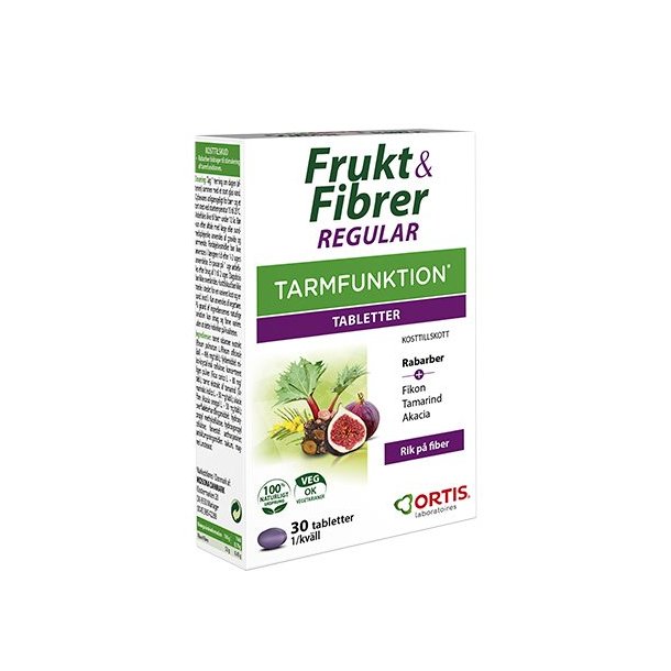 Frugt og Fibre - 30 tabletter