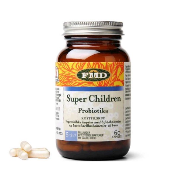 Udo's Choice Super Children fra 5 - 15 �r - M�lkesyrebakterier - 60 kapsler