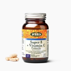 Udo's Choice Super 8 + Vitamin C  fra 5 r - 30 kapsler