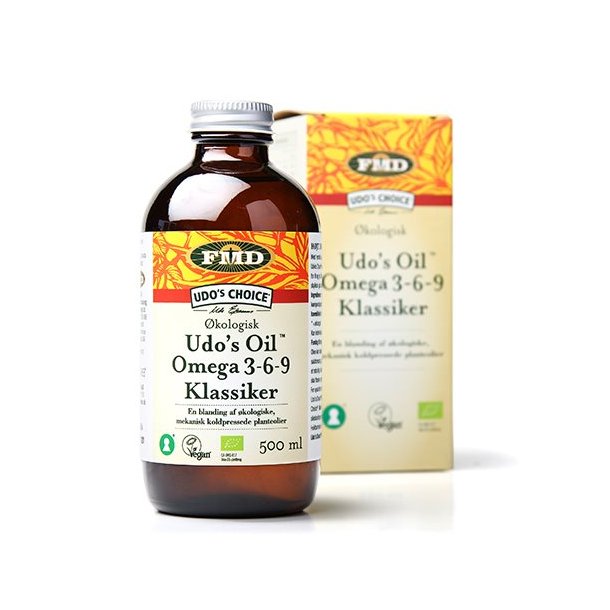 Udo's Choice Ultimate Oil Blend-Omega 3-6-9 - 500 ml.