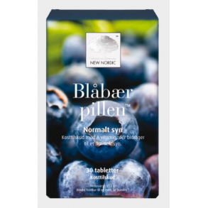 New Nordic Blbrpillen - 30 stk.