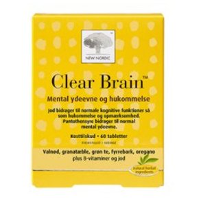 New Nordic Clear Brain - 60 stk.