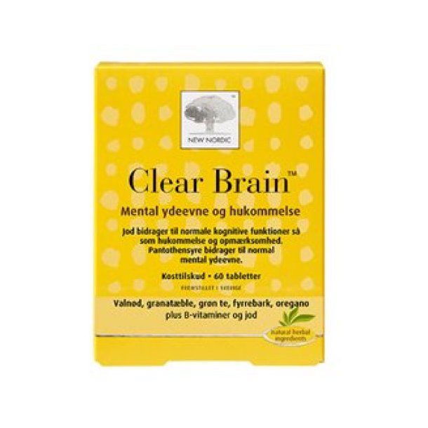 New Nordic Clear Brain - 60 stk.