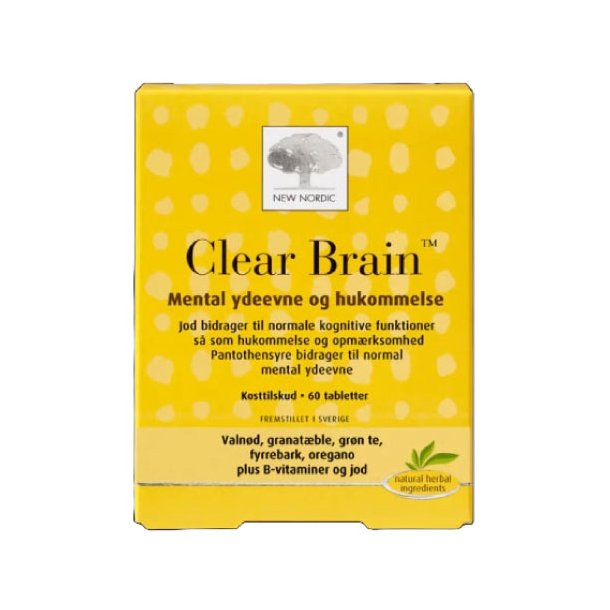 New Nordic Clear Brain - 180 stk.