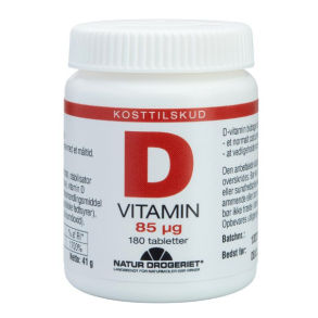 Natur-Drogeriet Super D3-Vitamin 85 g. - 180 tabletter