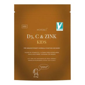 NORDBO D3 C & Zink KIDS - 75 portioner