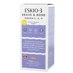 Eskio-3 Brain & Bone Omega 3, 6, 9 - 120 kapsler