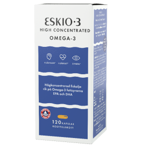 Eskio-3 High Concentrated omega-3 - 120 kapsler