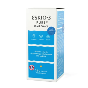 Eskio-3 Naturlig, stabil og ren fiskeolie - 250 kapsler 