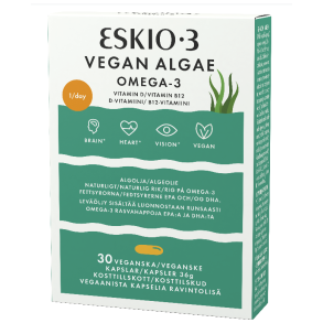 Eskio-3 Vegan Algae - 30 kapsler 
