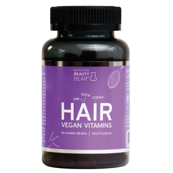BeautyBear Hair Vitamins - 60 stk