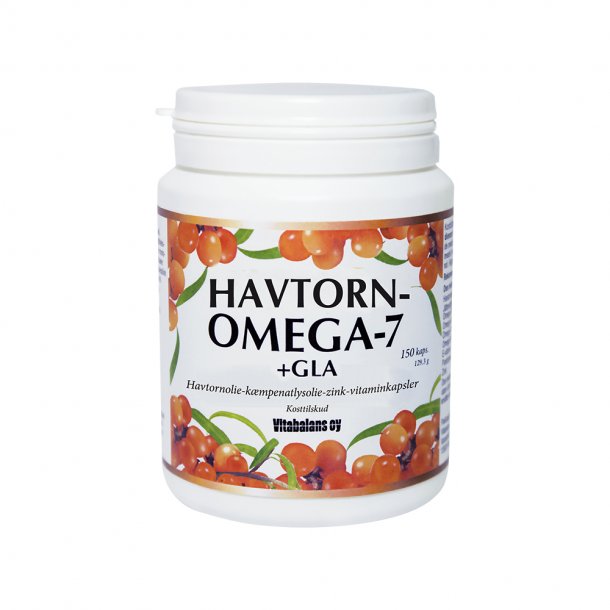 Havtorn-Omega-7 + GLA - 150 kapsler