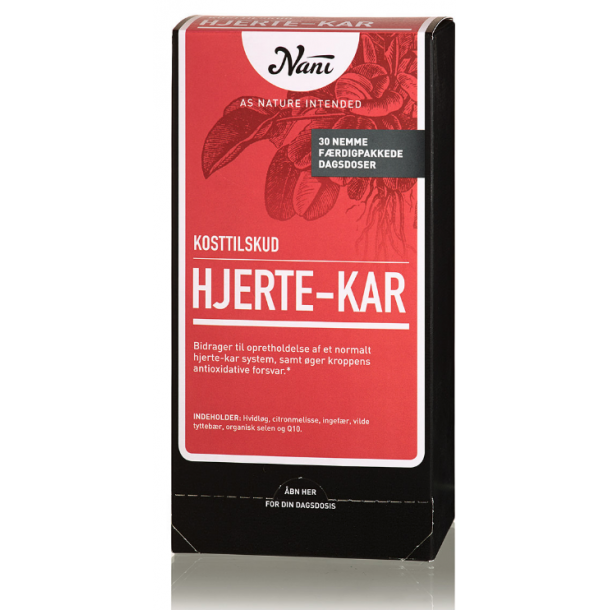 Nani Hjerte-Kar Helsepakke - 30 breve