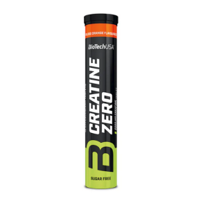 BioTech USA Creatine Zero brusetablet m. blodappelsin smag - 18 tabletter