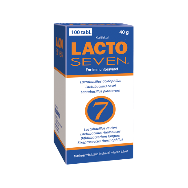 LactoSeven - 100 tabletter