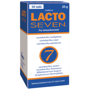 LactoSeven - 50 tabletter