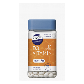 Livol Vitamin D 10 µg - 220 tabletter