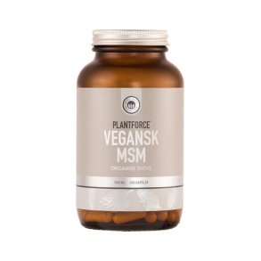 Plantforce MSM 800 mg. plantebaseret organisk svovl - 200 kapsler