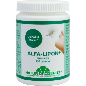Natur-Drogeriet ALFA-LIPON+ minitabs - 120 tabletter