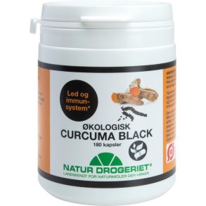 Natur-Drogeriet Curcuma Black, Økologisk - 180 kap.