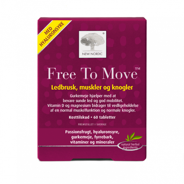 New Nordic Free To Move - 60 tabletter