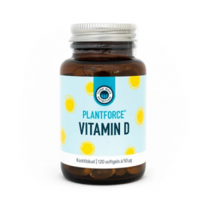Plantforce Vitamin D - 120 kapsler