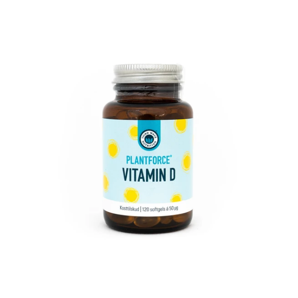 Plantforce Vitamin D - 120 kapsler