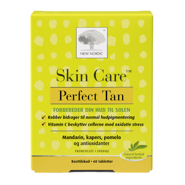 New Nordic Skin Care Perfect Tan - 60 tabletter