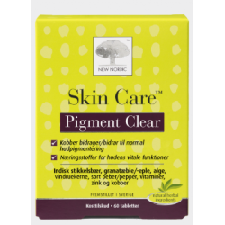 New Nordic Skin Care Pigment Clear - 60 tabletter