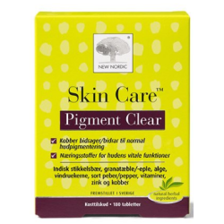 New Nordic Skin Care Pigment Clear - 180 tabletter