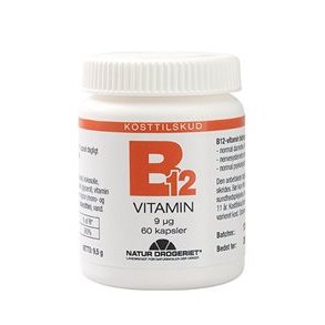 Natur-Drogeriet B12 vitamin 9 mcg - 60 tabletter