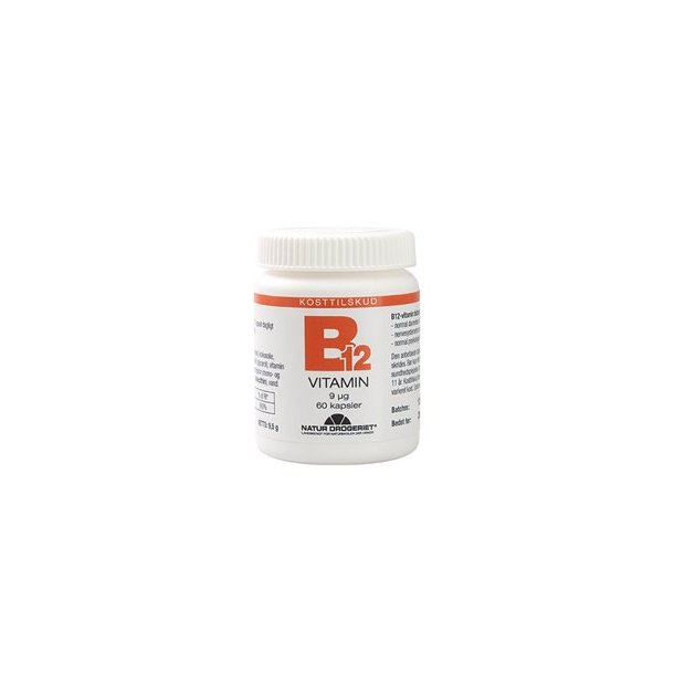 Natur-Drogeriet B12 vitamin 9 mcg - 60 tabletter