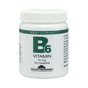 Natur-Drogeriet B6-vitamin 10 mg. - 150 kapsler.