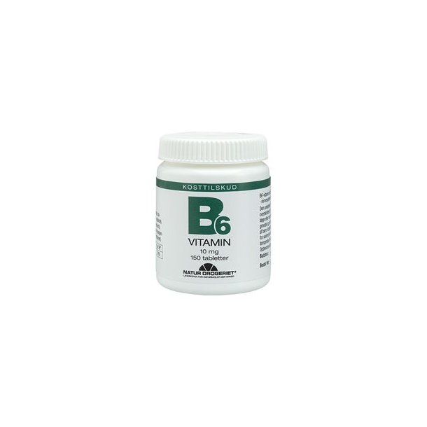 Natur-Drogeriet B6-vitamin 10 mg. - 150 kapsler.