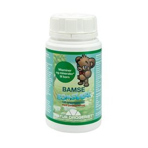 Natur-Drogeriet Bamse Bomstrk Brnevitamin og mineral - 120 stk.
