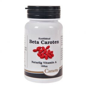 Camette Beta Carotene Vitamin A 1500 µg - 100 kapsler