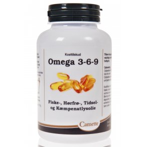 Omega 3, 6, 9 - 120 kapsler