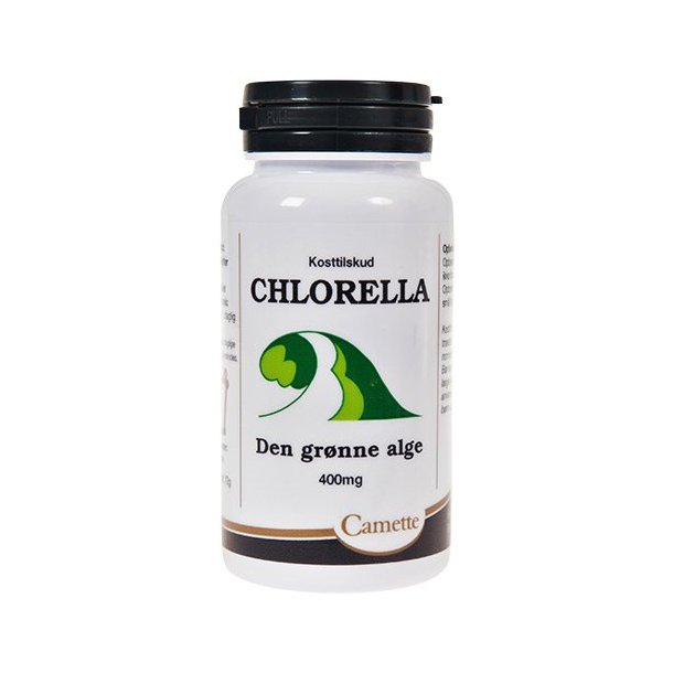 Camette Chlorella Den Grnne Alge 400 mg. - 180 tabletter