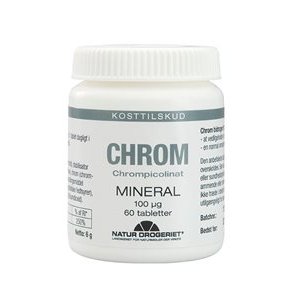 Natur-Drogeriet Chrom tabletter 100 ug - 60 stk.