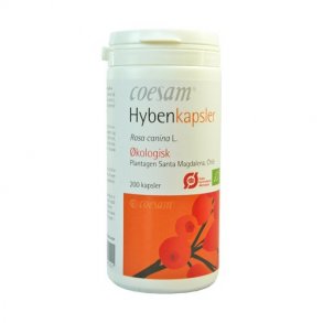 Coesam Hybenkapsler - 200 kapsler - økologisk