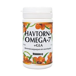 Havtorn Omega 7+GLA - 60 kapsler.