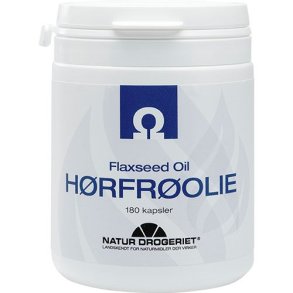 Natur-Drogeriet Hrfrolie 500 mg. - 180 kapsler.