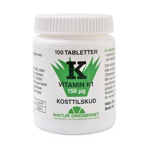 Natur-Drogeriet K1-vitamin 150 mcg. - 100 tabletter