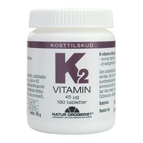 Natur-Drogeriet K2-vitamin 45 μg - 180 tabletter
