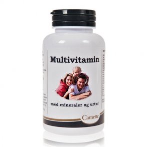 Camette Multivitamin med mineraler og urter - 120 tabletter