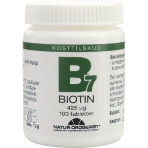 Natur-Drogeriet Biotin 425 µg. - 100 tabletter
