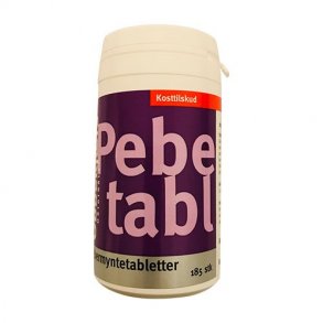 Obbekjrs Pebermynte tabletter - 185 tabletter