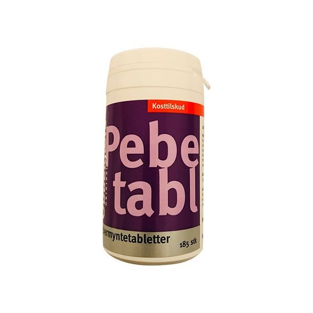 Obbekjrs Pebermynte tabletter - 185 tabletter