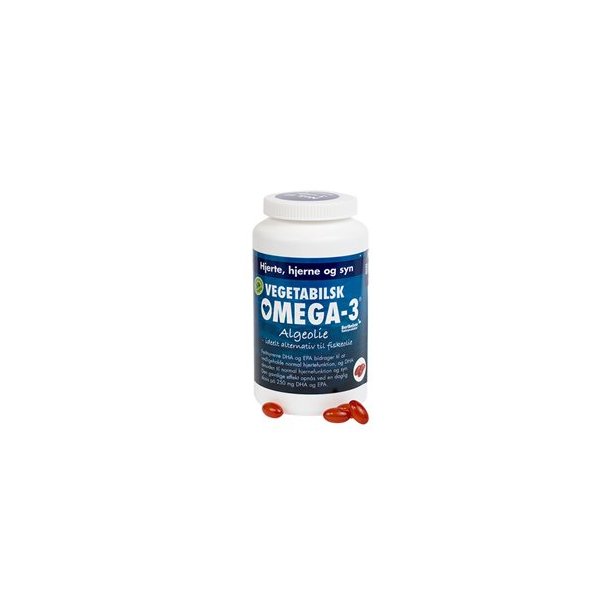 Omega-3 vegetabilsk algeolie - 180 kapsler